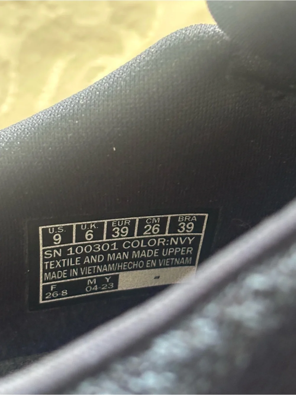 Skechers  Navy Relaxed Fit Breathe Easy Sere-Knity Shoes, Size 9